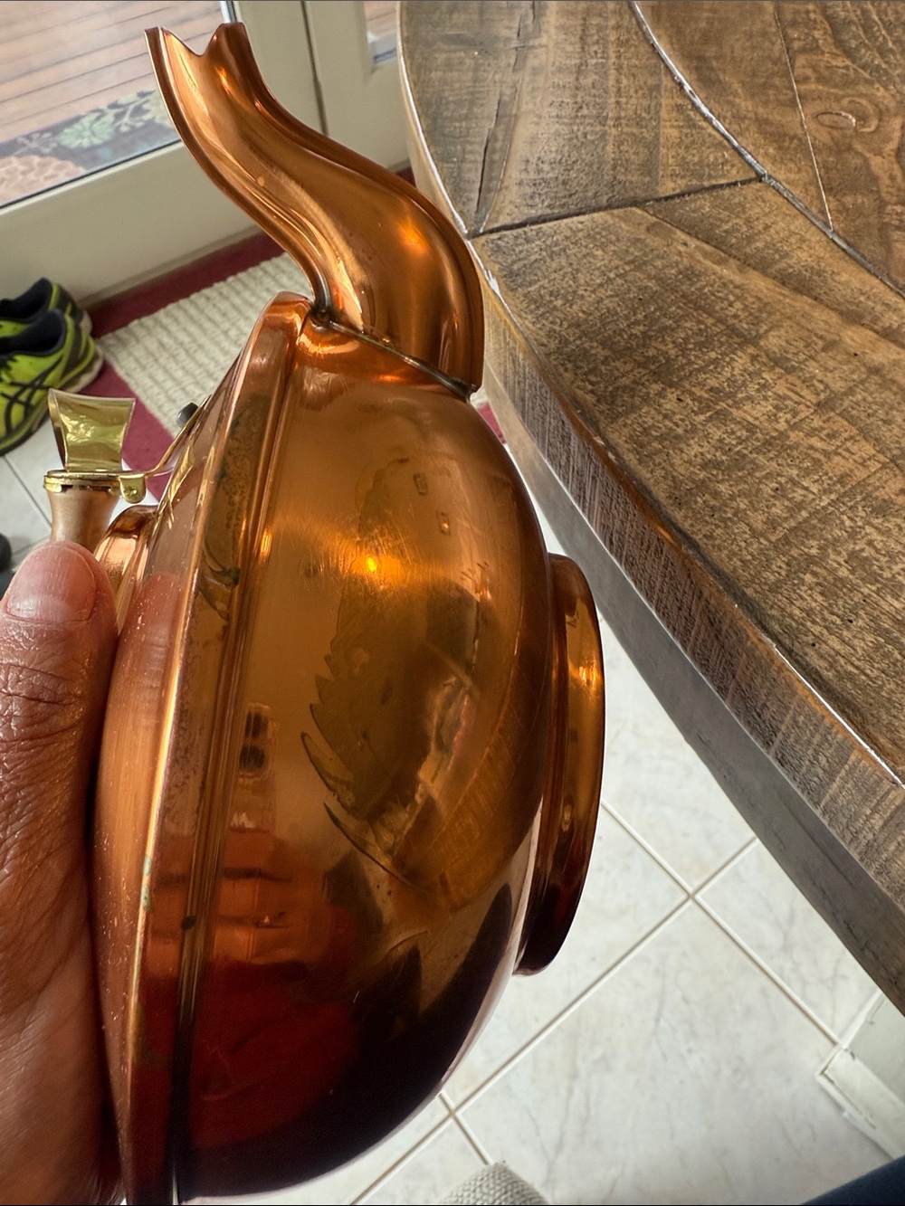 Copper Tea pot - Picture 8 of 10